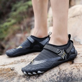 Men Outdoor Fabric Mesh Non Slip Quick Drying Beach Water Diving Shoes