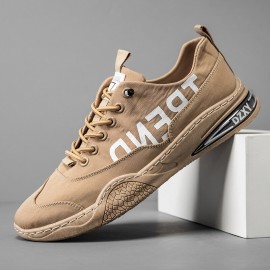 Men Breathable Non Slip Comfy Soft Bottom Lace Up Trendy Sports Casual Court Shoes