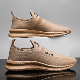 Men Breathable Fly Weave Soft Bottom Cushioned Comfy Running Casual Sports Sneakers