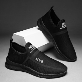 Men Breathable Fly Weave Soft Bottom Cushioned Comfy Running Casual Sports Sneakers