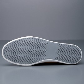 Men Canvas Breathable Soft Sole Comfy Brief Pure Color Casual Court Shoes