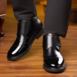 Men Warm Plush Lining Casual Soft Sole Business Ankle Boots