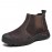 Men Cowhide Suede Comfy Non Slip Toe Protected Outdoor Sports Casual Labor Safety Boots