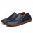 Shoes Men Genuine Leather Hand Stitching Soft Sole Slip On Oxfords