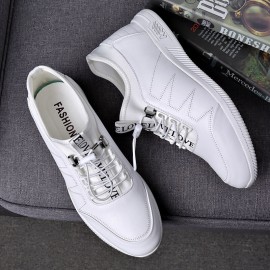 Men Cowhide Breathable Soft Bottom Lace Up Comfy Sports Casual Leather Shoes