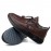 Men Winter Warm Plush Lining Elastic Lace Non Slip Casual Leather Flats