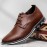Men Retro Microfiber Leather Non Slip Casual Business Shoes