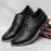 Men Retro Microfiber Leather Non Slip Casual Business Shoes